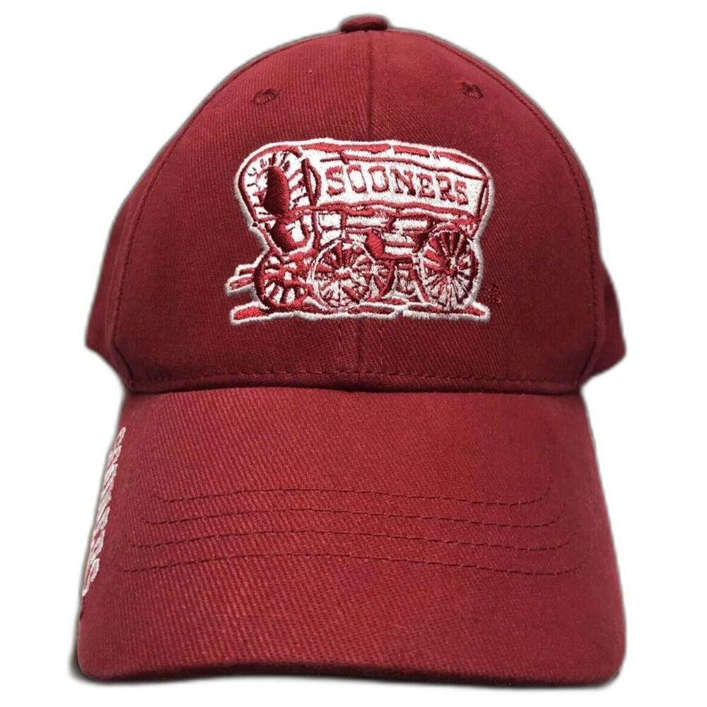 Oklahoma Sooners Hat Captivating Headwear Crimson Sooner Schooner Strapback Cap